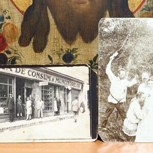 Lot von 2 1900 Interessante Leben Karten Europa 1900/City Shops Kostüm Foto/Alte Postkarte Original/Event Unterhaltung Leben Anfang 20.Jahrhundert