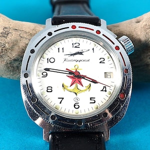 Servad original vintage Sovjetunionen sovjetisk vintage armbandsur/gammal Komandirskie flygplan/befälhavare vattentät mekanisk klocka/klocka Sovjetunionen/Wostok