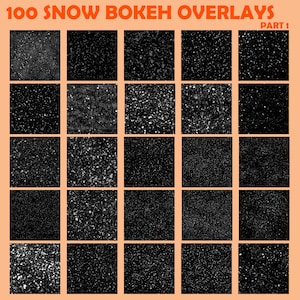 Snow Valentine Bokeh Photoshop Overlay Set, Photoshop Overlays, Digital Overlay, Photoshop Editing Portrait, Wedding, Holiday, Light