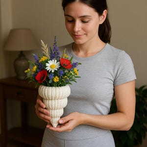 Könnte beinhalten: Eine weiße Keramik-Tasse mit schwarzem Henkel und dem Text "But First, Coffee" in fetter, schwarzer Schrift. Die Tasse steht vor einem verschwommenen Hintergrund, der eine gemütliche Umgebung suggeriert.