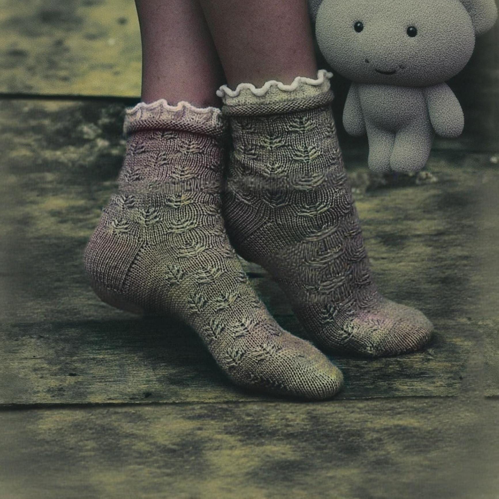 Calze A Rete Da Pesca Da Donna Con Fiocco, Calze Corte A - Foto 10