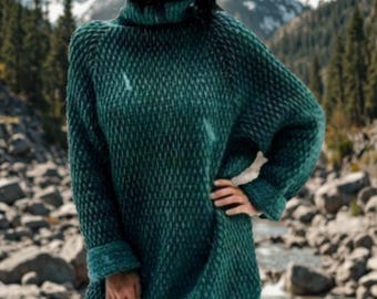 Long Crochet Sweater Pattern PDF Digital Download Oversized