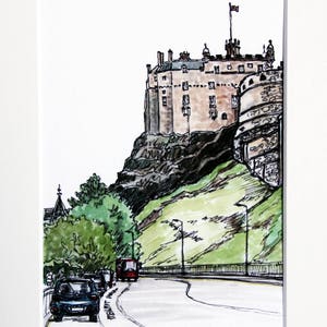 Edinburgh Castle - art print