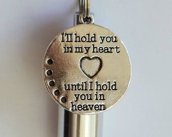 Stainless Steel DAD HEART CREMATION URN  As Shown  On 24 Curb Chain Necklace With Velvet Pouch And Fill Kit 395780690805997568