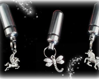 Mythical TRIO - Special Set OF 3 Cremation Urn Necklaces - Mourning Jewelry, Urn Necklace, Urn For Ashes, Pet Urn, Ashes Urn, Urn Keepsake