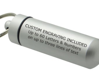 Brushed Silver Cremation Urn Necklace CUSTOM ENGRAVED - Ashes Jewelry, Urn Keepsake, Urn for Human Ashes, Urn Keepsake, Pet Urn