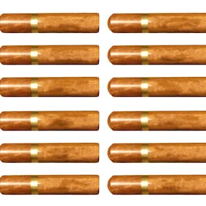 Twelve Natural Rosewood Cremation/Scattering Tubes - Fits in Pocket/Purse, TSA approved for travel - Engraving Optional