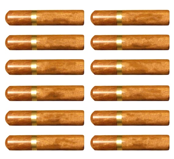 Twelve Natural Rosewood Cremation/Scattering Tubes - Fits in Pocket/Purse, TSA approved for travel - Engraving Optional