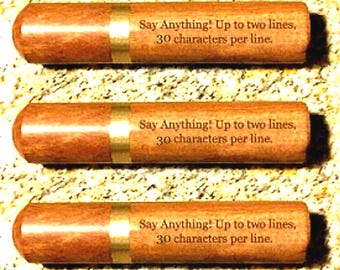 Set of FIVE PERSONALIZED Rosewood Cremation / Scattering Tubes - Fits Pocket/Purse, Perfect for Travel, TSA Compliant