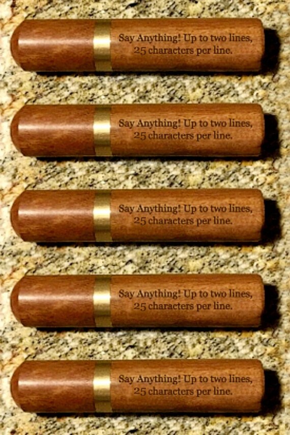 Set of FIVE PERSONALIZED Rosewood Cremation Urns / Scattering Tubes - Fits Pocket/Purse, Perfect for Travel, TSA Compliant, Custom Engraved