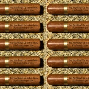 Set of TEN Custom Laser Engraved Rosewood Cremation Urns / Scattering Tubes - Fits Pocket/Purse, Perfect for Travel, TSA Compliant