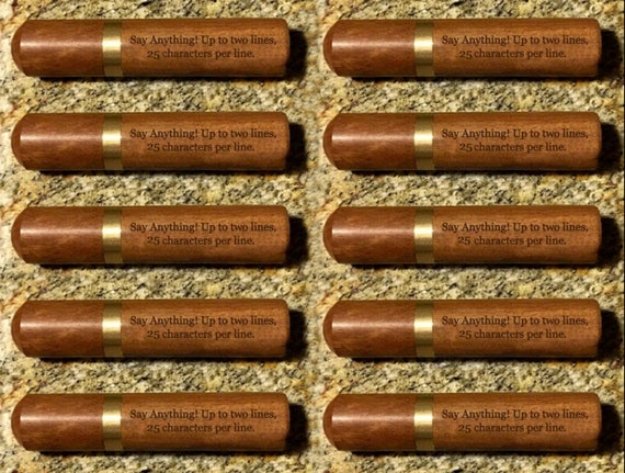 Set of TEN Custom Laser Engraved Rosewood Cremation Urns / Scattering Tubes - Fits Pocket/Purse, Perfect for Travel, TSA Compliant