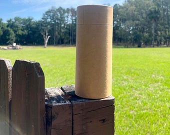 Tubo biodegradable para esparcir cenizas de cremación - Cumple con la normativa de la TSA, papel Kraft natural