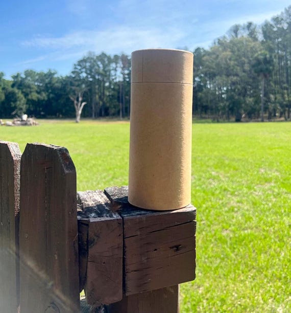 Biodegradable Cremation Scattering Tube - TSA Compliant, Natural Kraft