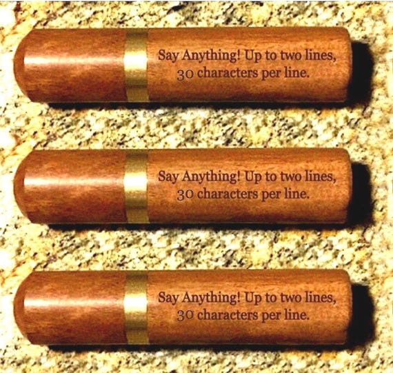 Set of Three PERSONALIZED Rosewood Cremation Urns / Scattering Tubes - Fits Pocket/Purse, Perfect for Travel, TSA Compliant, Custom Engraved