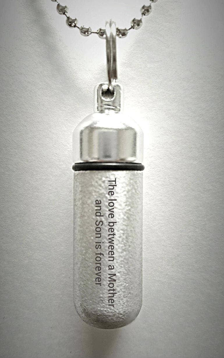 Urn necklace hotsell for son