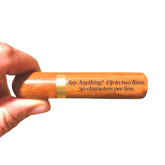Natural Rosewood Cremation Urn / Scattering Tube - Fits in Pocket/Purse, Perfect for Travel, TSA Compliant, Very Secure - ENGRAVABLE!!