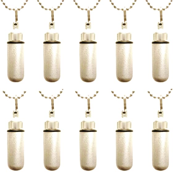 TEN Brushed Silver Cremation Urn Necklaces, Memorial Jewelry, Personalized Engraving Available!