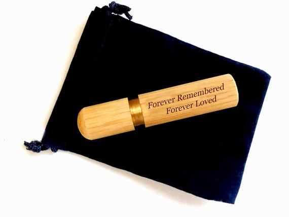 Cremation Urn Tube: Natural Sandalwood Ash Holder - TSA Compliant for Travel