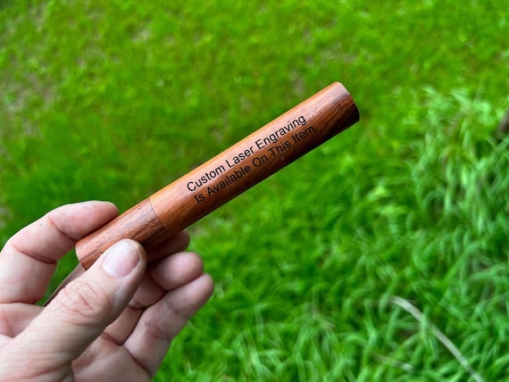 Acacia Wood Cremation Urn: Biodegradable Scattering Tube (TSA Approved)