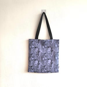 Sac en jean | Tout denim | Bleu | Cabas | Compagnon d'étude et de promenade | Cadeau de loisirs idéal | Accessoire | Sac écologique | Journal | Harry Potter