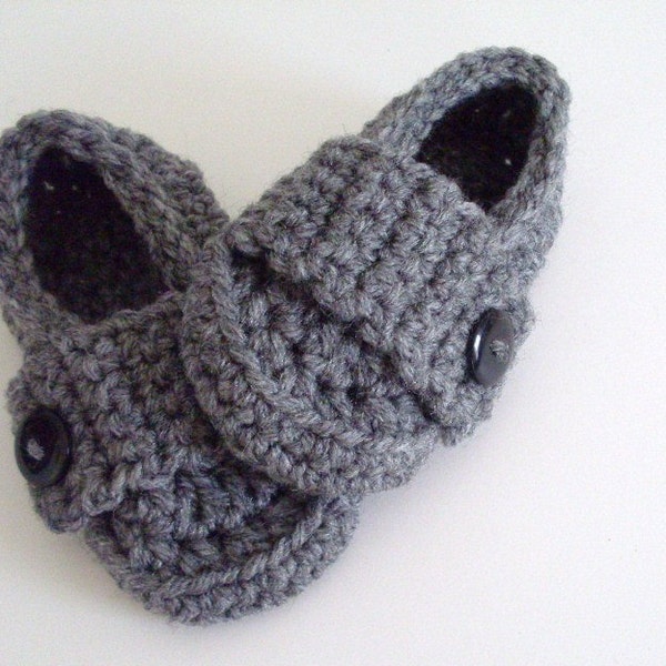 Little Button Loafers, Baby Boy Shoes, 5 Sizes & Many Colors Available