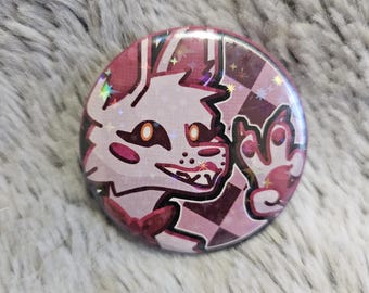 Funtime Foxy Button Pin (Stern Holographisch)