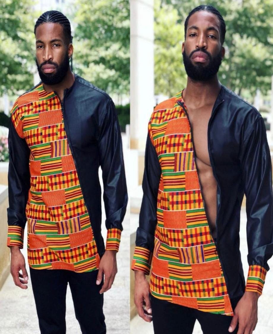 Nigerian Men Plain And Pattern Ankara Styles For Male Nigerian
