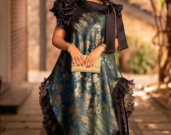 Tolu African Women Brocaded Kaftan, Rich Aunty Bubu kaftan,Women boubou, Women 2024 latest style, Handmade clothing, women Gala attire,