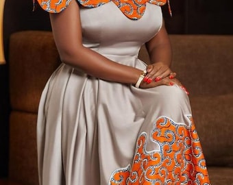 Shade African Ankara style, African fashion, African fashion USA, women clothing, stylish Ankara Print Women Dress -African Inspired Fashion