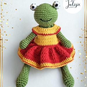 Frog, frog crochet pattern, amigurumi frog, frog toy, pattern in PDF, ENG, DE, crochet frog, digital pattern