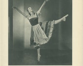 1950 sally Gilmour como Giselle Marie Rambert, 1948, Vintage estampado blanco negro (39) de fotografía por barón (esterlina Henry Nahum)