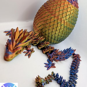 Movable Jointed Dragon Crystal 3D Printing Crystal Dragon