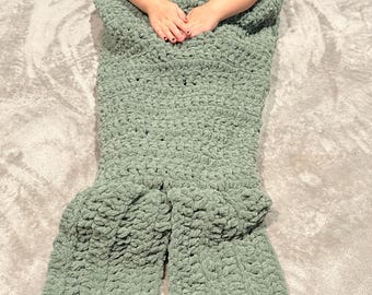 Mermaid Tail Blanket Sack PATTERN - Toddler/Small Child Size