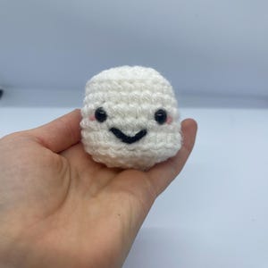 Marshmallow de Crochê Fofo