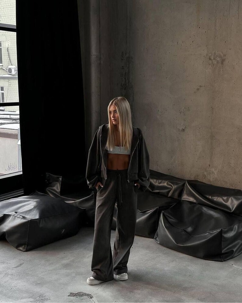 Side Slit Pocket Top Casual Two-Piece Suit