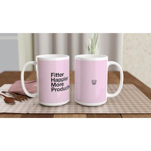 Fitter Happier More Productive Radiohead Coffee mug