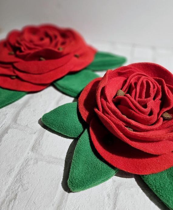 rose flower dog toy Rose Dog Plush and Ball Toy