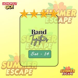 Band Together - MONOPOLY_GO 4 STAR STICKER