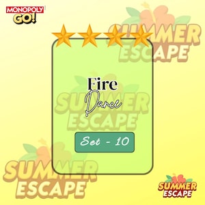 Fire Dance - MONOPOLY_GO 4 STAR STICKER