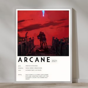 Arcane Poster, Arcane Wall Art, Vi and Caitlyn Poster, League of Legends Art, Arcane Poster, Arcane Vi and Caitlyn Print, Digital Prints