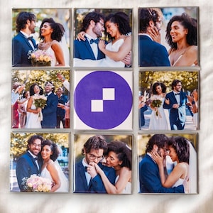 Custom Photo Magnets for Refrigerator | Personalized Gift Set | Custom Fridge Magnets for Family, Wedding Gift, Custom gift