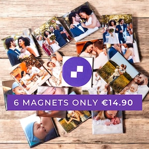 Custom Photo Fridge Magnets – Personalized Fridge Magnets | Weddings | Parties and Events | Favors & Gifts | Custom Gift | Handmade Gift