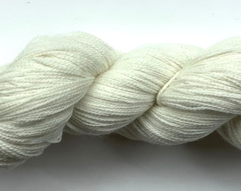 USA Cormo/Angora 2-ply fingering; 4oz/692 yards