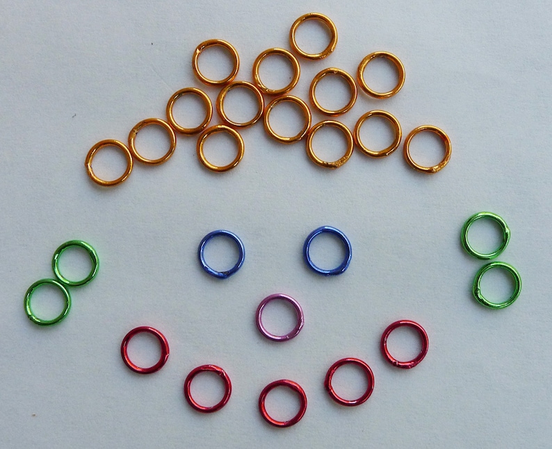 Ten 4mm Jump RingsSoldered Shut image 1