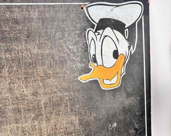 ヴィンテージ ディズニー ミッキーマウス ドナルドダック 黒板 