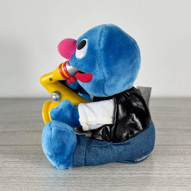 Grover Rock and Roll 1999 Sesame Street Musical Plush Toy With Working ...
