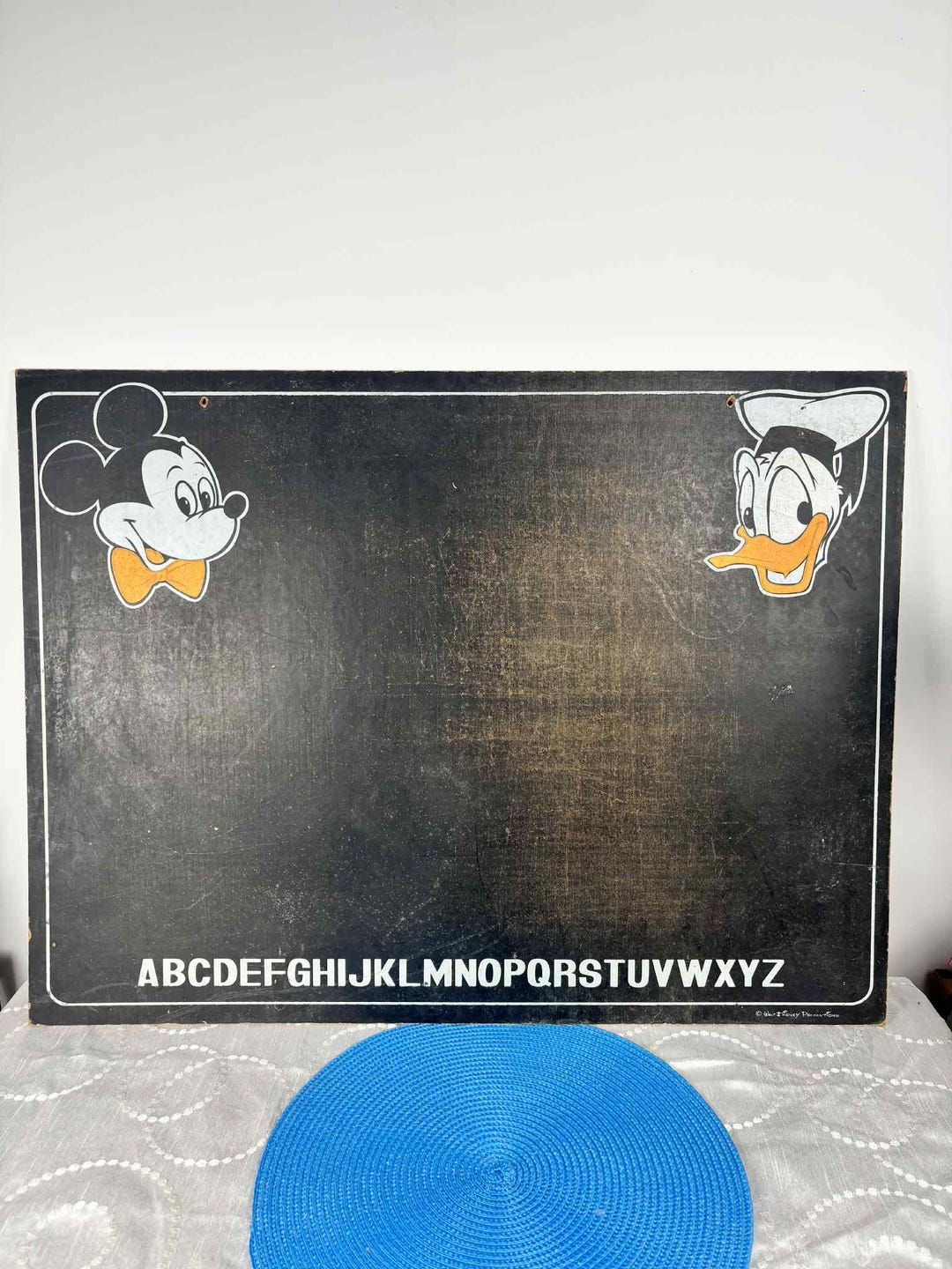 ディズニー　 アートボード　黒板 昭和レトロ ヴィンテージ ディズニー ミッキーマウス ドナルドダック 黒板