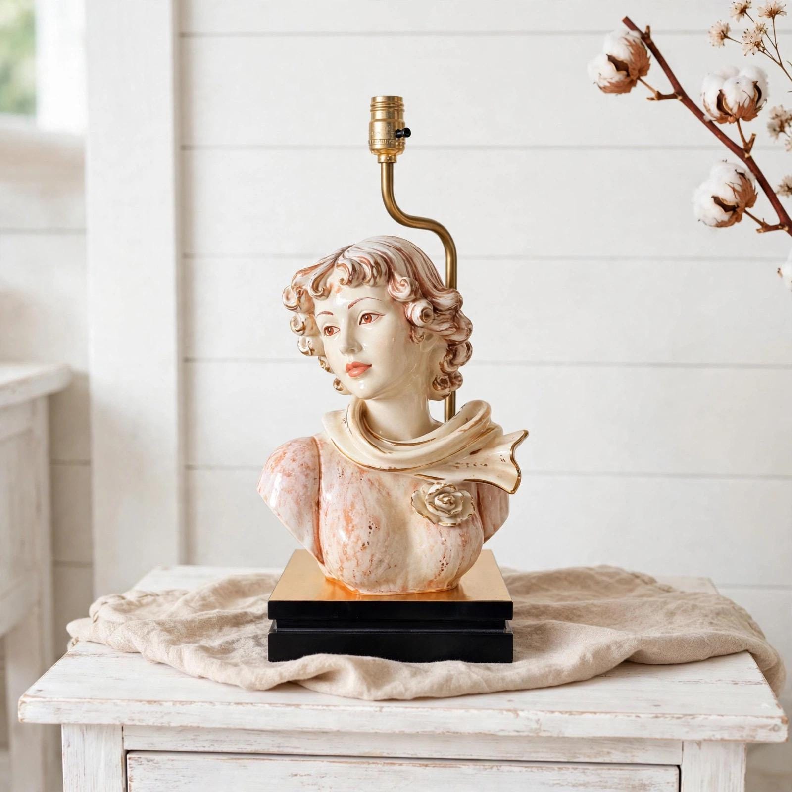 Italian Ceramic 70s Lamp - Etsy