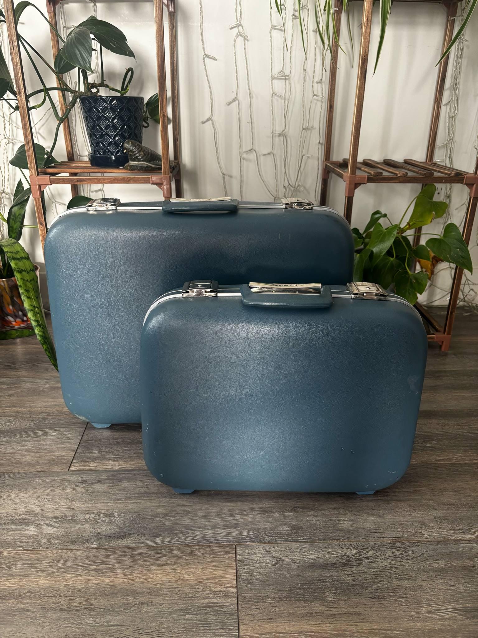 ヴィンテージ　スーツケース　Samsonite スーツケース 革 ブラウン 茶 サムソナイト Samsonite